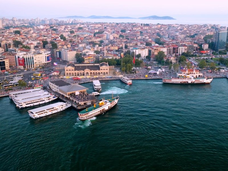 اسکله منطقه کادیکوی استانبول