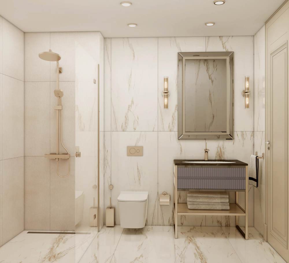 سرویس بهداشتی مدرن در پروژه Elite Erenköyدر کادیکوی استانبول