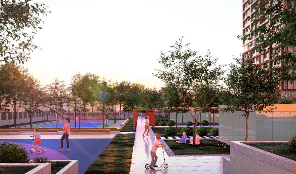 فضای سبز و محوطهسازی پروژه Elite Erenköy در استانبول