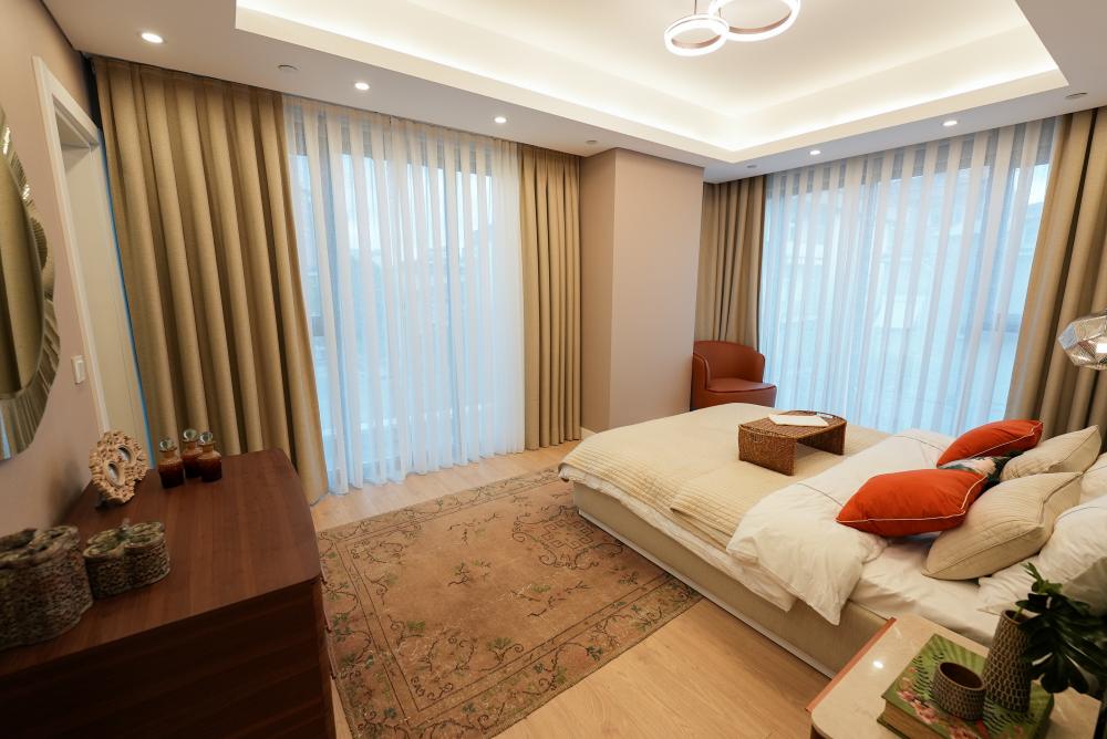 اتاق خواب والدین در پروژه Angel City استانبول