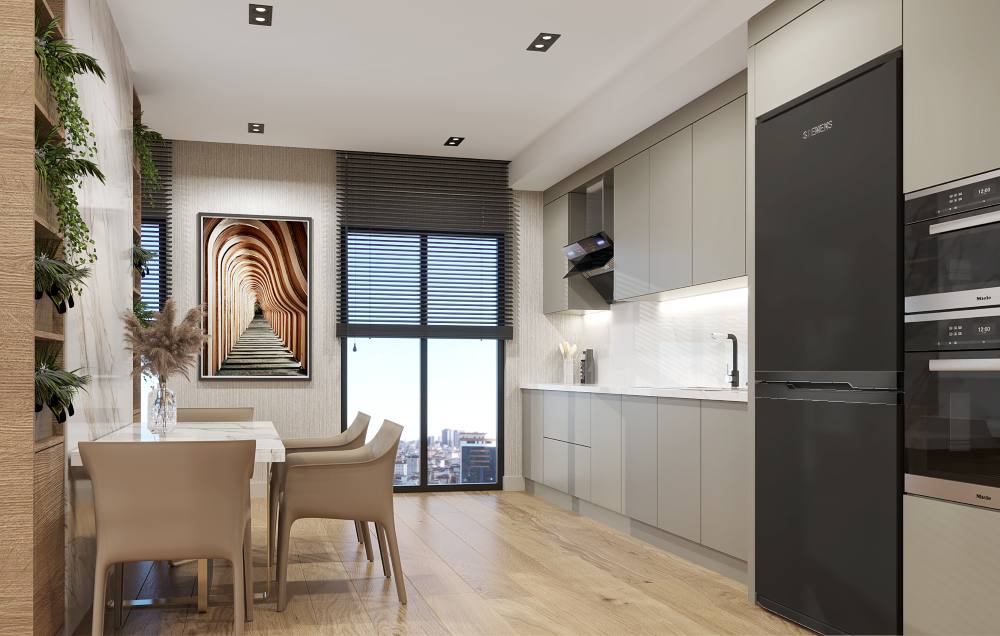 آشپزخانه پروژه Dünya Şehir Maltepe