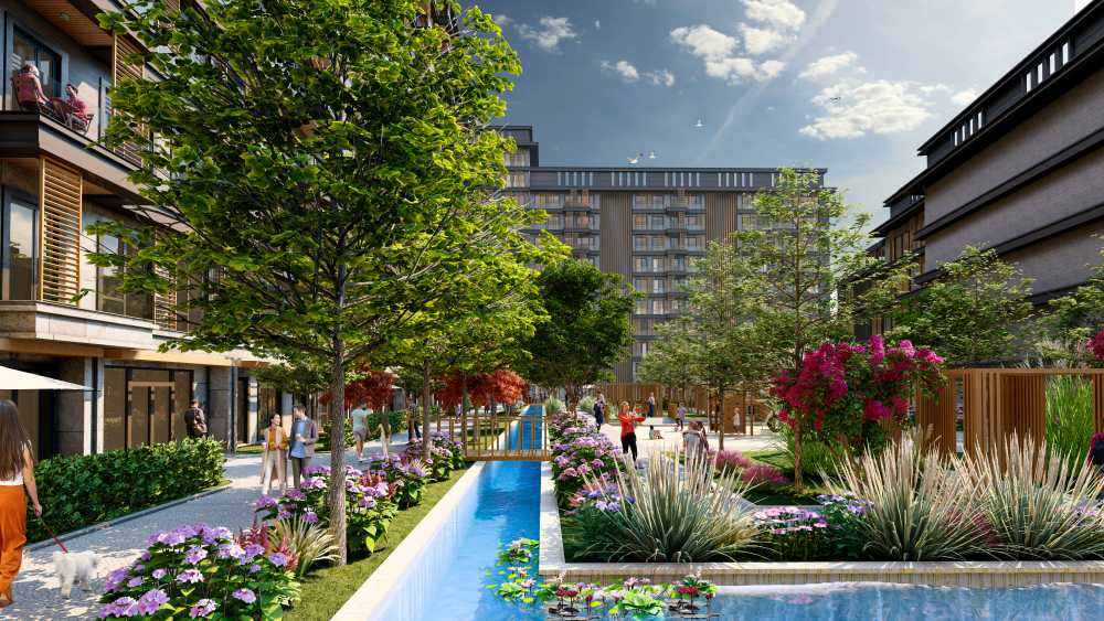 محوطه پروژه Dünya Şehir Maltepe استانبول