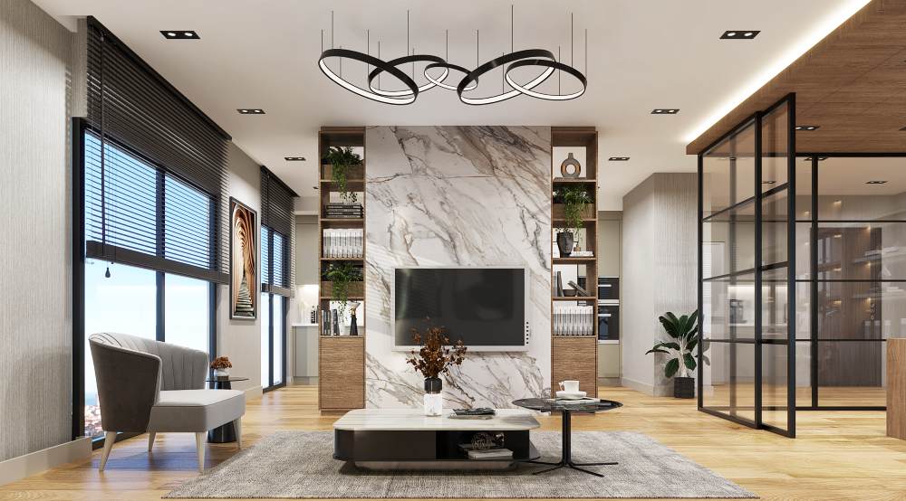 سالن پروژه Dünya Şehir Maltepe استانبول