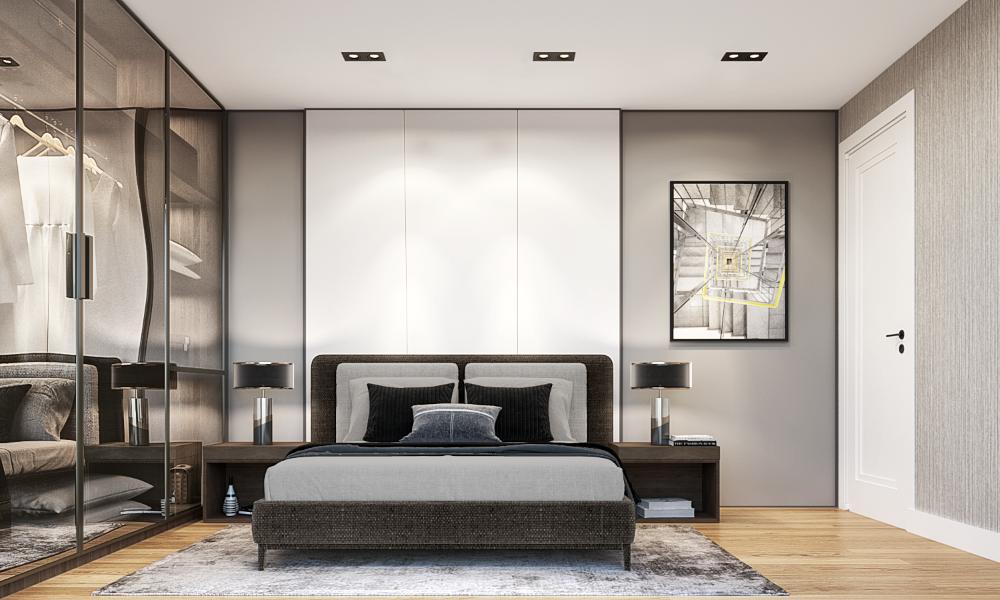 اتاق خواب مستر در پروژه Dünya Şehir Maltepe