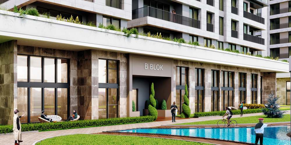 محوطه پروژه Yaşam Marina بیلیکدوزو