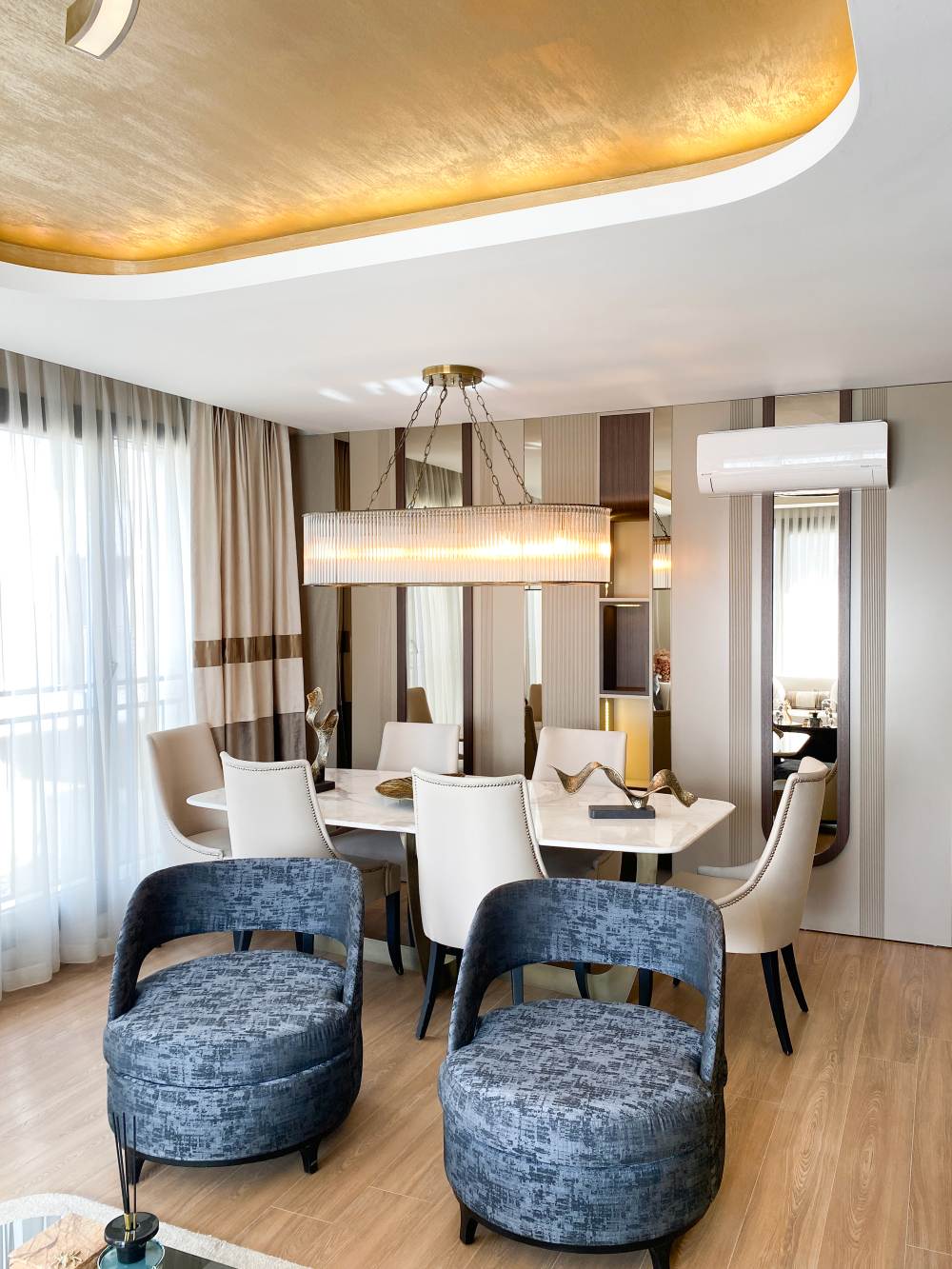 سالن پذیرایی پروژه Yaşam Marina بیلیکدوزو استانبول