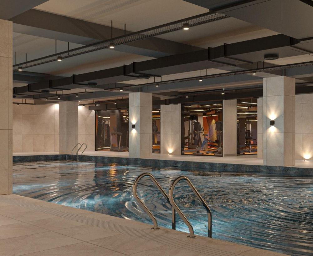 استخر سر پوشیده پروژه Yaşam Marina بیلیکدوزو استانبول